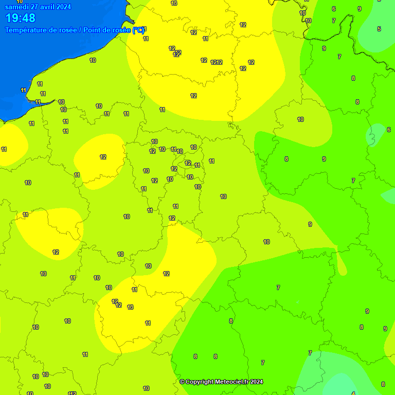 Temperature - point de rose